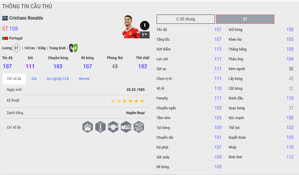 Ronaldo 22TS FO4
